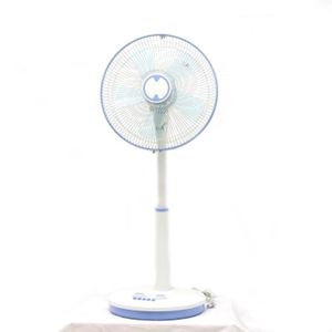 Ventilador con soporte de pedestal de buena calidad de 14 pulgadas, ajuste de 4 velocidades con temporizador