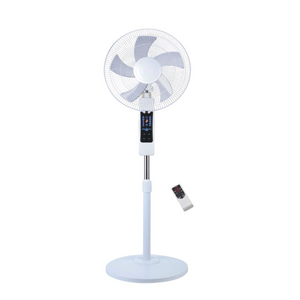 Fan teledirigida del pedestal de la fan del soporte de Velcoity de la altura del aparato electrodoméstico de la pantalla LED de 18 pulgadas 