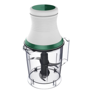 Picadora de carne eléctrica con recipiente de vidrio y acero inoxidable de 1,2/2/3L opcional (FC-004)