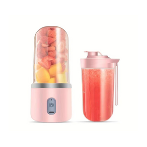 Mini exprimidor de frutas y verduras portátil, recargable por Usb, de alta velocidad, para viaje, botella, licuadora fresca, máquina extractora