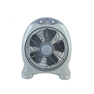 Ventilador de plástico de 12 pulgadas, ventilador con rejilla, temporizador, ventilador de caja para electrodomésticos 