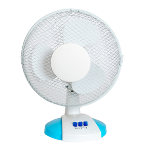 Mini ventilador de mesa eléctrico personal oscilante de dos velocidades de 9 pulgadas 