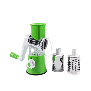 Accesorios de cocina multifuncionales, rebanador en espiral 3 en 1, rallador giratorio Manual, rebanador de verduras