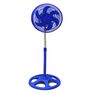 Parrillas de plástico coloridas nacionales, ventiladores eléctricos de 6 aspas
