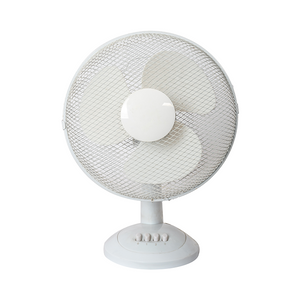 Ventilador de escritorio de personalización de 12 pulgadas con ventilador de mesa de oficina de 3 velocidades